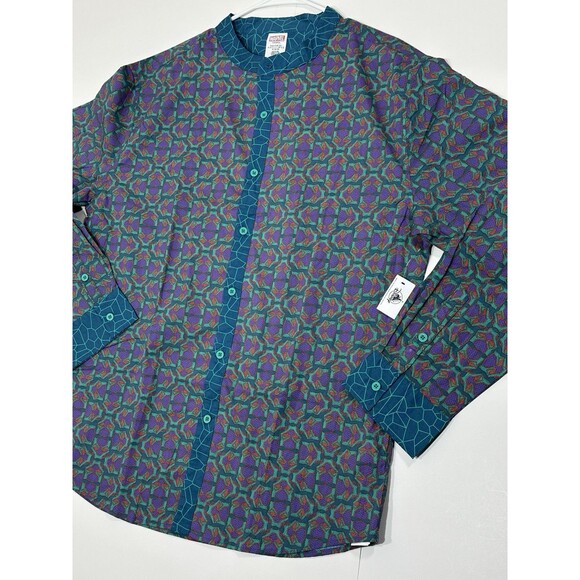 NWT MARVEL Disney Black Panther Wakanda Forever Shirt Size Large Button Up $60 - Picture 3 of 10